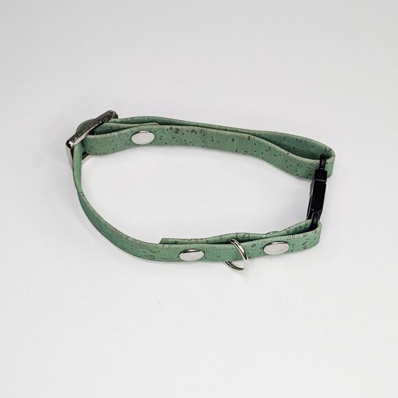 Cork Breakaway Cat Collar in Mint Green - Picture 3 of 3